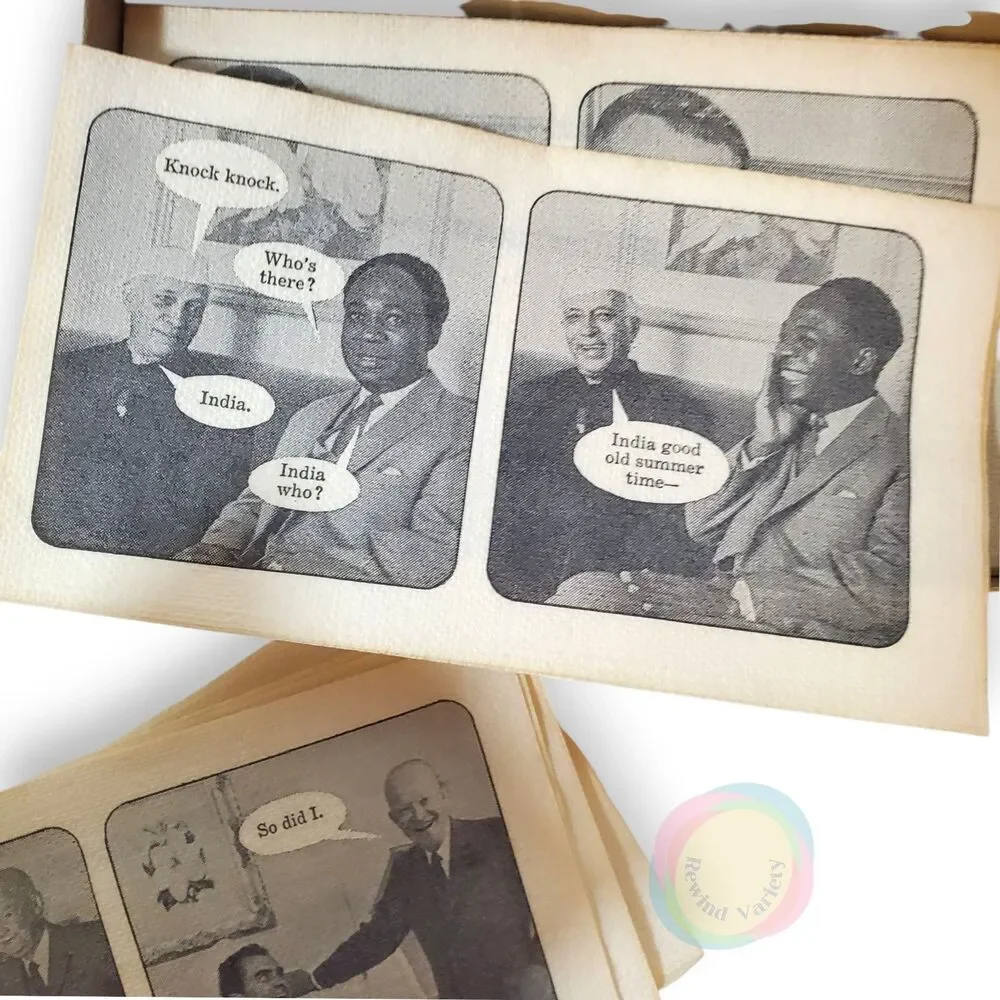 Vintage 1962 Gerald Gardner Satire Napkins Boxed